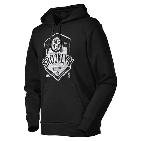 Adidas Sudadera Graphics Team Brooklyn Nets (negro/blanco)