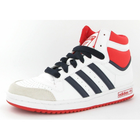 Adidas TopTen Hi Kids (36-40)(blanco/marino/naranja)