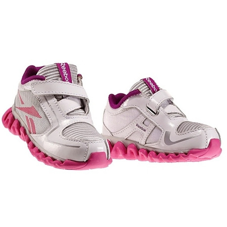 Reebok Mini Ziglite Run (blanco/rosa/morado)