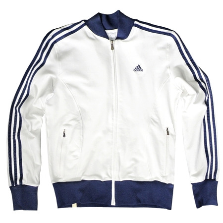 Adidas Chaqueta College Hoop TT (blanco/purpura)