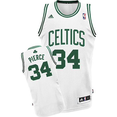 Adidas Camiseta Bordada Pierce Celtics (blanco/verde)