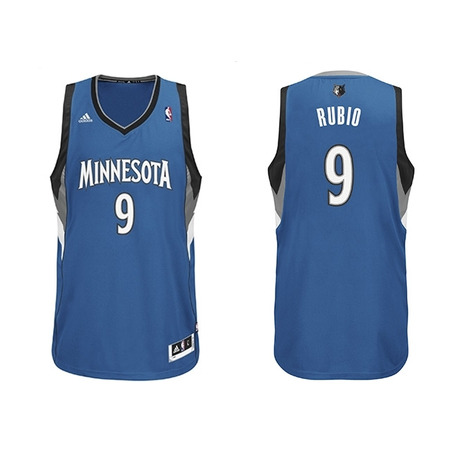 Camiseta Adidas NBA Swingman Ricky Rubio Minnesota (azul/blanco)