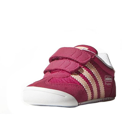 Adidas Originals Dragon Learn 2 Walk Crib rosa blanco