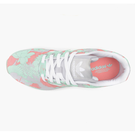 Adidas Originals ZX FLUX W "Tropical Palm Tree" (gris/coral/verde)