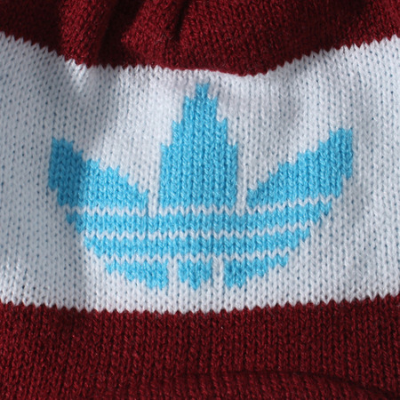 Adidas Originals Gorro Peruvian Style (burdeos/blanco/azul)