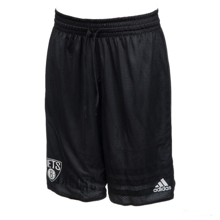 Adidas Short NBA Brooklyn Summer Run Reversible (blanco/negro)