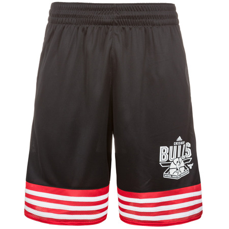 Adidas Short NBA Chicago Bulls Price Point (negro/rojo/blanco)