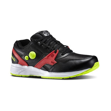 Reebok Pump Running Dual MU (negro/rojo/blanco/amarillo)