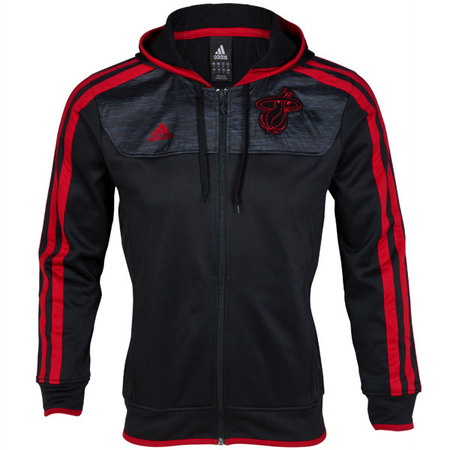 Chaqueta Adidas Miami Heat (negro/burdeos)