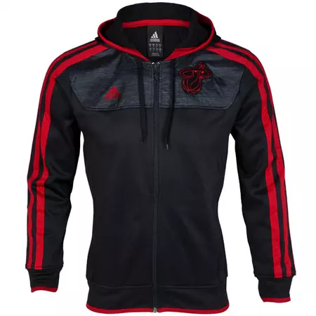 Chaqueta Adidas Miami Heat (negro/burdeos)