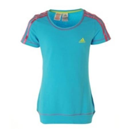 Adidas Camiseta YG Reinvented (turqueza/rosa)