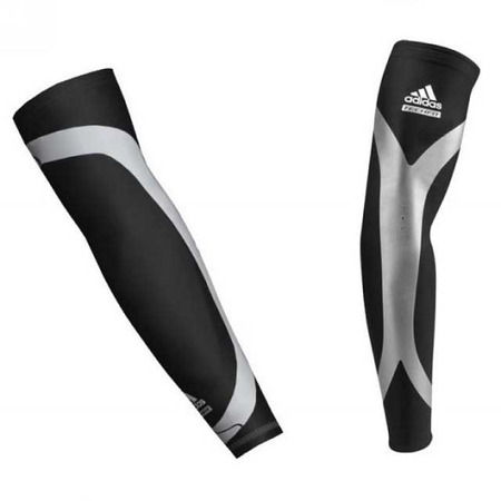 Adidas Manga de Compression NBA (negro/blanco)