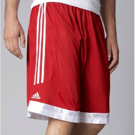 Adidas Short On Court (rojo/blanco)