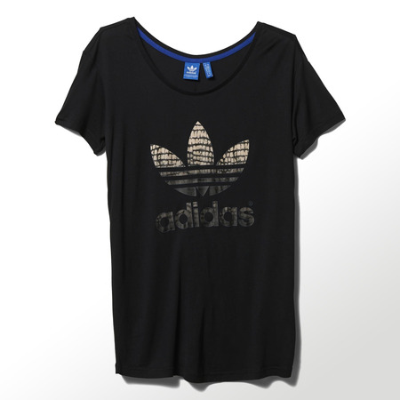 Adidas Originals Camiseta Mujer New York Trefoil (negro)