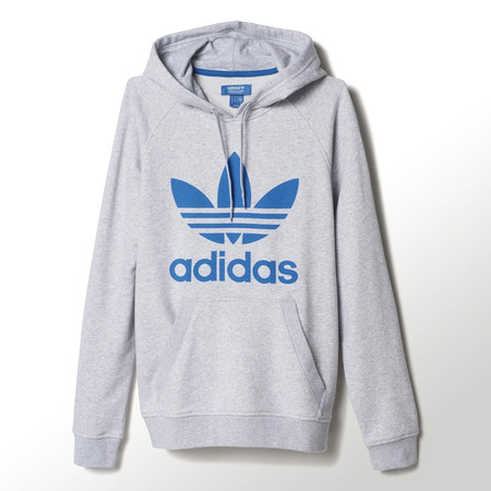 Adidas Originals Sudadera Trefoil (gris/azul)