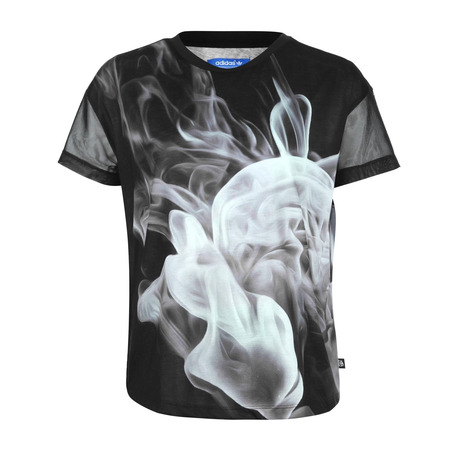 Adidas Originals Camiseta White Smoke Rita Ora (negro/blanco)