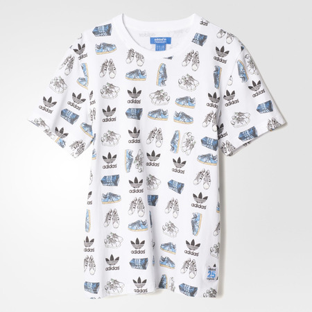 Adidas Originals Camiseta Shoe Pop By Nigo (blanco)