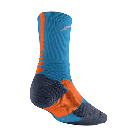 Calcetines Nike KD Hyper Elite Crew (483/azul/naranja/aguaclara)