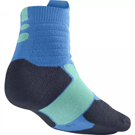 Calcetines Nike Hyper Elite High Quarter Basket Crew (433/azul/pistacho/negro)