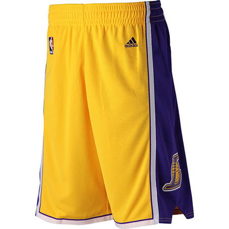 Adidas Short Lakers  (amarillo)