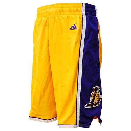 Adidas Short Lakers  (amarillo)