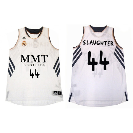 Camiseta Slaughter Real Madrid Basket 13/14 (blanco)