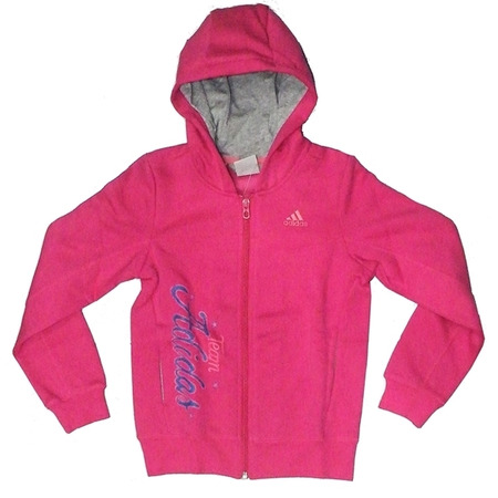 Adidas Sudadera Young Girl Full Zip (rosado brillante)