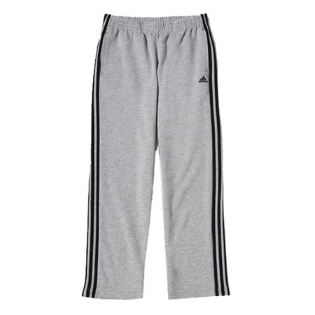 Adidas Essential 3-Stripes Open Hem (gris/negro)