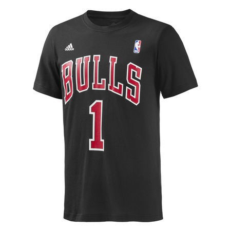 Adidas Camiseta Game Time Rose Bulls (negro/rojo)