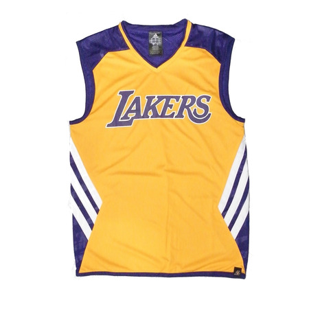 Adidas Camiseta Rev S/M Sum Run Angeles Lakers (amarillo/purpur)