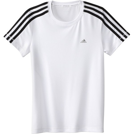 Adidas Young Girls ClimaCool Tee (blanco)