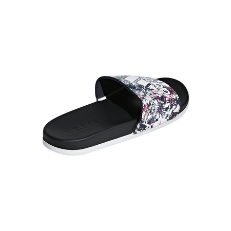 Adidas Adilette Cloudfoam Plus Graphic (Core Black/Ftwr White)