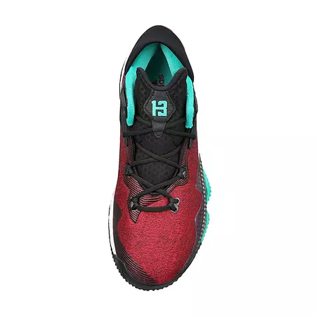 Adidas Crazylight Boost Low 2016 James Harden "Red Ghost" (core black/white/shock mint)