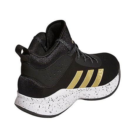 Adidas Cross Em Up 5 Kids Wide "Black Gold"