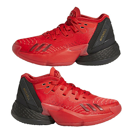 Adidas Donovan Mitchell Issue 4 Kids "Red Dawn"