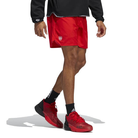 Adidas Donovan Mitchell Shorts "Vivid Red"