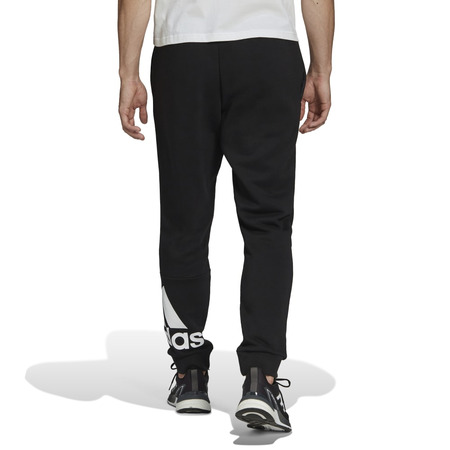 Adidas Essentials Fleece Tapered Cuff Pant Logo "Black"