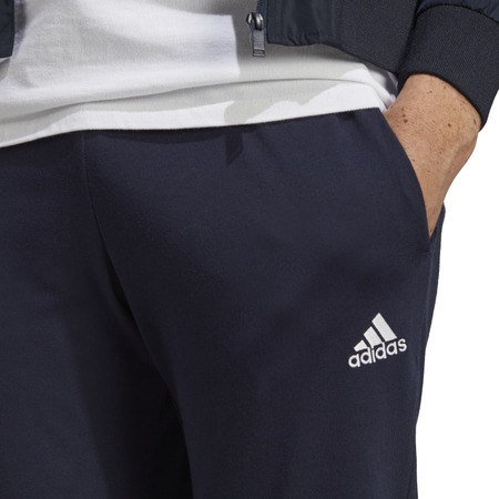 Adidas Essentials Single Jersey Tapered Cuff Logo Joggers