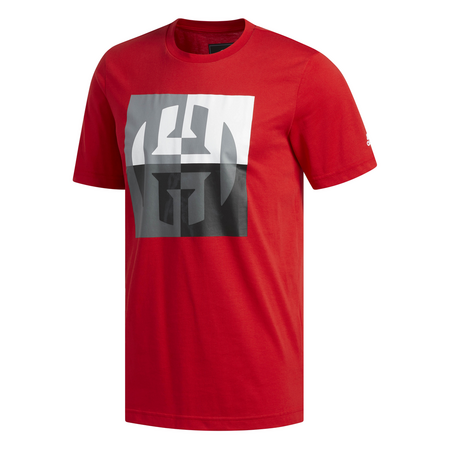 Adidas Harden Big Logo Tee (Scarlet)