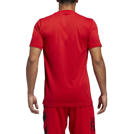 Adidas Harden Big Logo Tee (Scarlet)