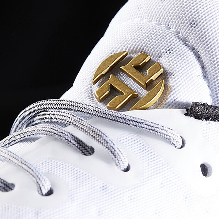 Adidas Harden Vol. 1 "Disruptor" (footwear white/core black/gold metallic)