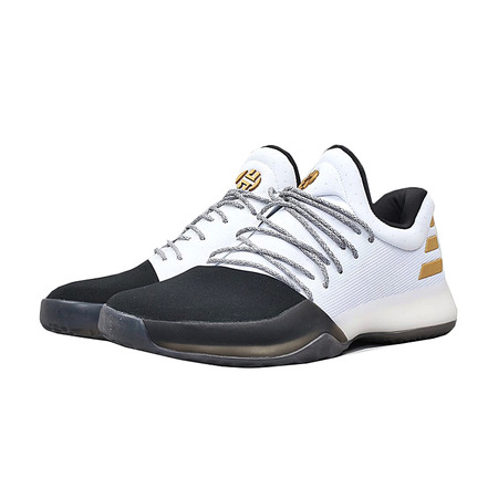 Adidas Harden Vol. 1 "Disruptor" (footwear white/core black/gold metallic)