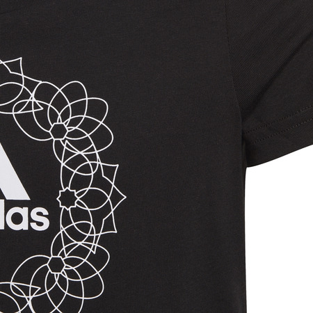 Adidas Junior Graphic Tee (Black)