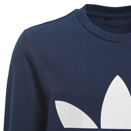 Adidas Origina Junior Trefoil Crew (Navy)