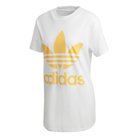 Adidas Originals Big Trefoil Oversize Tee Women´s  (White/Real Gold)