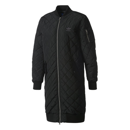 Adidas Originals Bomber Long Quilted Jacket W (Black)