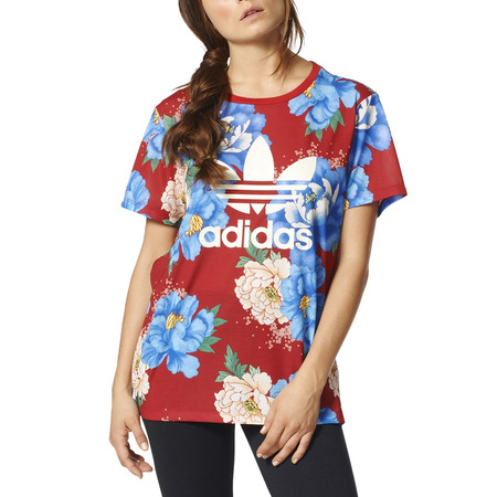 Adidas Originals Boyfriend AOP Logo Trefoil Tee "Chita Oriental" (multicolor)