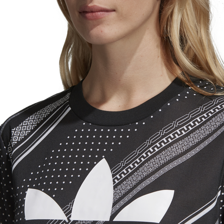 Adidas Originals Boyfriend Trefoil Tee "Bandana Print"