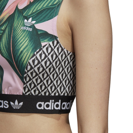 ADIDAS ORIGINALS BRA TOP W  "TROPICAL LEAF" (MULTICOLOR)