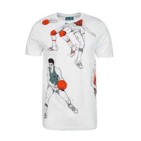 Adidas Originals Allover Basketball (blanco)